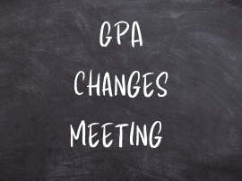  GPA Changes Meeting